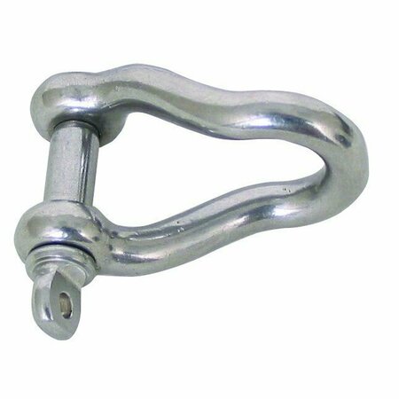 A & I PRODUCTS CONNECTOR-TWIST CLEVIS-SCREW-STAINLESS 1.85" x2.2" x1.3" A-B1ABK1610
